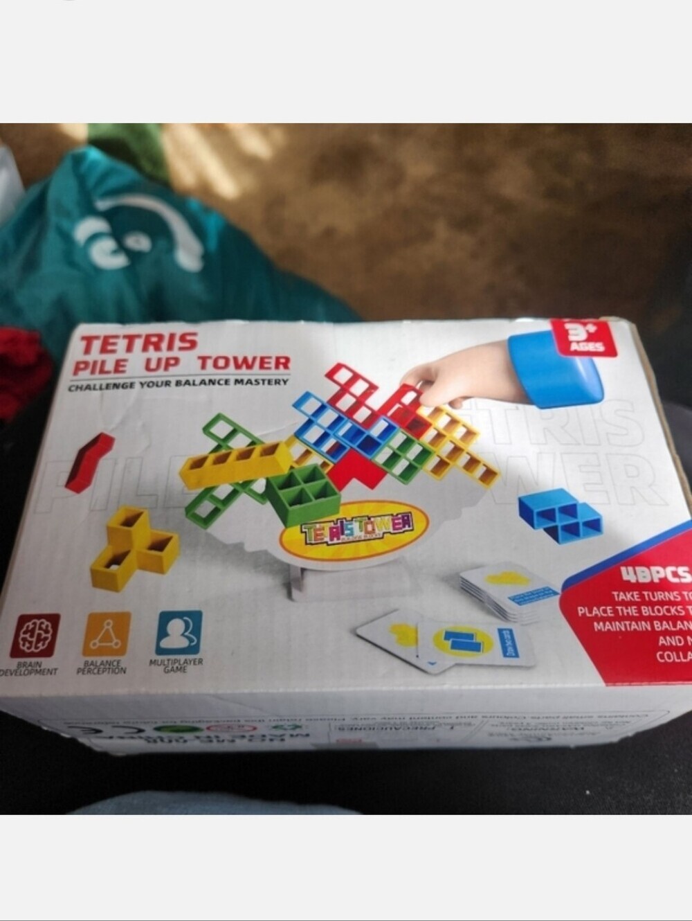 Tetris Pile Up Tower Game 48 pieces